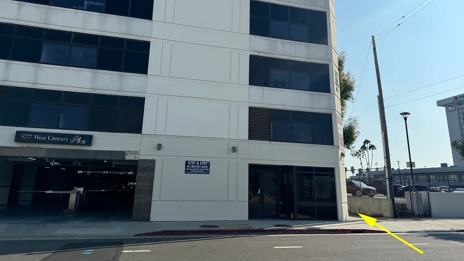 Front of the 5777 West Century Plaza building